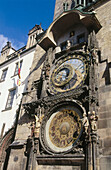 Astronomical clock in Old Town Square, Prague. Czech Republic