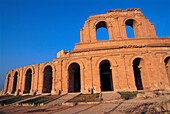 Roman theatre, ruins of the ancient city of Sabratha. Libya