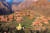 Village of Imi Ntizerht, Tafraoute region. Anti-Atlas, Morocco