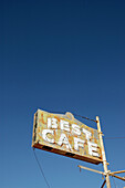 On old route 66 in the southwestern part of the USA: Best Cafe Texas