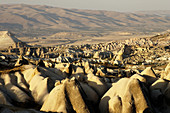 Landscape of Goreme in Cappadocia region. Turkey (september 2005)