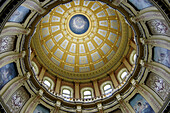 The inside of the Dome. Michigan State Capitol building. Lansing. Michigan