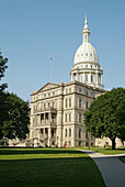 Michigan State Capitol building, Lansing. Michigan, USA
