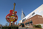 Downtown Hard Rock Cafe Nashville Tennessee. USA.