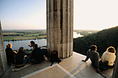 Walhalla Gedenkstätte über der Donau bei Regensburg, Oberpfalz, Bayern, Deutschland