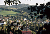 View of the town of Regen, Lower Bavaria, Bavaria, Germany