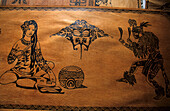 Tapas, Rindenpapier mit traditionellen Motiven, Französisch Polynesien