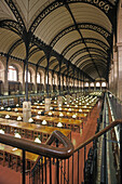 Lecture hall of Sainte Genevieve Library, Quartier Latin, 5th Arrondissement, Paris, France, Europe