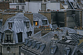 Stadtansicht, Pariser Dächer, Jahrhundertwende, Paris, Frankreich