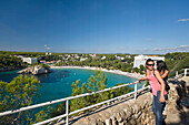 Spanien Balearen Menorca Cala Galdana Aussichttspunkt