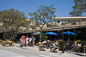 Outdoor Restaurant Seating, Valldemossa, Mallorca, Balearic Islands, Spain