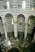 Baptistery, interior detail. Pisa. Italy