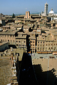 View from Mangia Tower. Siena. Tuscany, Italy