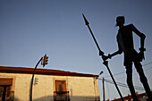 Don Quijote. Campo de Criptana. Ciudad Real province. Castilla-La Mancha. Spain.