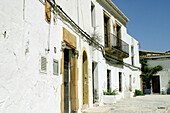 Houses in Dalt Vila district. Ibiza, Balearic Islands. Spain