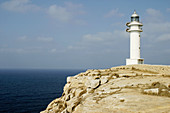 Barbària cape lighthouse. Formentera, Balearic Islands. Spain