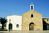 Church of Sant Ferran. Sant Ferran de les Roques, Formentera. Balearic Islands, Spain
