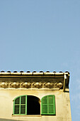 Detail of window. Manacor, Majorca. Balearic Islands, Spain