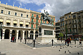 Plaça de Prim. Reus. Tarragona province, Spain