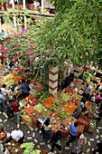 Fruit stalls. Mercado dos Lavradores. Funchal. Madeira. Portugal.