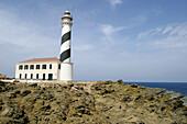 Favàritx Cape lighthouse. Menorca. Spain