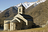 Sant Feliu de Barruera. Romanesque church. Barruera. Alta Ribagorça. Lleida. Spain.