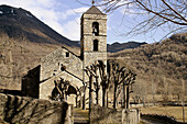Sant Feliu de Barruera. Romanesque church. Barruera. Alta Ribagorça. Lleida. Spain.