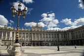 Plaza de la Armería. Royal Palace. Madrid. Spain.