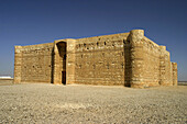 Qasr al Kharanah or Harrana. Desert castle. Jordan.