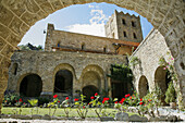 Saint-Martin-du-Canigou monastery. Pyrénées-Orientales, Languedoc-Roussillon, France