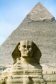 The Sphinx and Cheops piramid. Gizeh. Cairo. Egypt