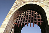 Medieval bridge. Besalú. Girona province. Catalunya, Spain