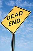 Street sign, dead end