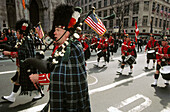 St. Patricks Day parade, Fifth Avenue. New York City, USA