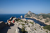 Kap Formentor, Blick vom Mirador de Colomer Aussichtspunkt, Mallorca, Balearen, Spanien, Europa