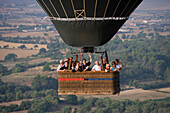 Mallorca Balloons Warsteiner Hot Air Balloon Basket, Near Manacor, Mallorca, Balearic Islands, Spain