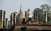 Wat Mahathat Tempelanlage, Tempel, Alt Sukhothai, Nord Thailand, Thailand