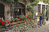 Old walled village of Perouges. Burgundy, France