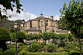 Villafranca Cathedral, Leon, Spain. Santiago way