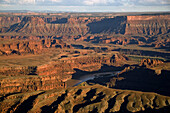 Dead Horse Point at Dead Horse State Park in Canyonlands National Park area in Moab, Utah. USA