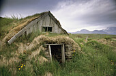 Old farm building at Sel. Skaftafell National Park. Iceland.
