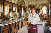 Gerbeaud patisserie and café. Vorosmarty square. Budapest. Hungary.