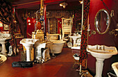 Retro style bathrooms. Paris, France