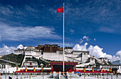 The Potala in Lhasa during the 40 years celebration of Tibetan Autonomous Government. Tibet.