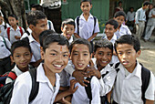 School boys. India.