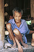 Portrait of old Sumbanese man. Sumba, Indonesia