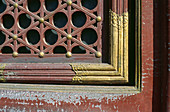 Decoration on window, Temple of Heaven. Beijing. China