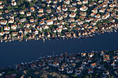 Fishing village at the coast. Lysekil. Bohuslän. Sweden