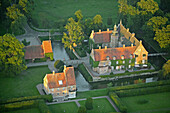 Estate, aerial view. Kristianstad. Skåne. Sweden.