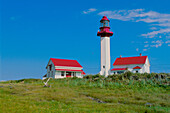 Métis-sur-Mer lighthouse. Gaspésie. Quebec. Canada.